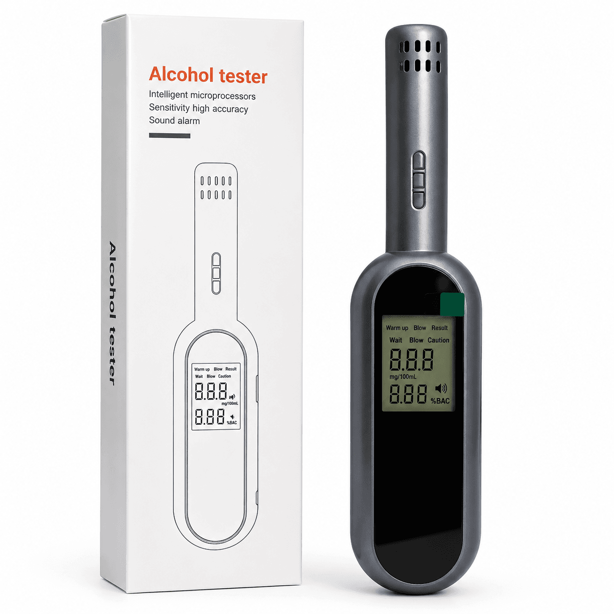 A-15 Bottle – Pocket Alcohol Breath Tester – Portable Digital Breathalyzer