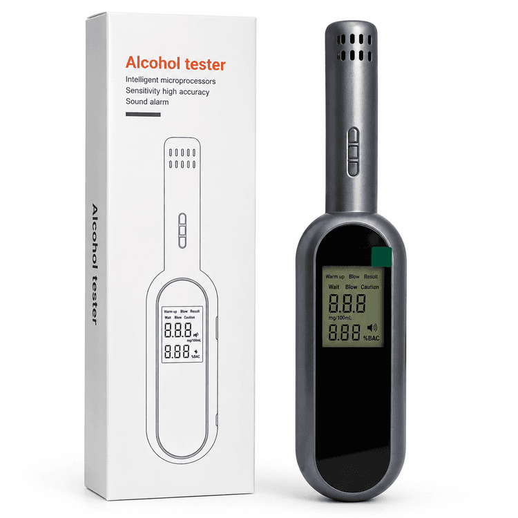 A-15 Bottle – Pocket Alcohol Breath Tester – Portable Digital Breathalyzer